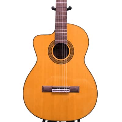 Takamine GC5CELH-NAT Lefty Acoustic Electric Classical Cutaway Guitar
