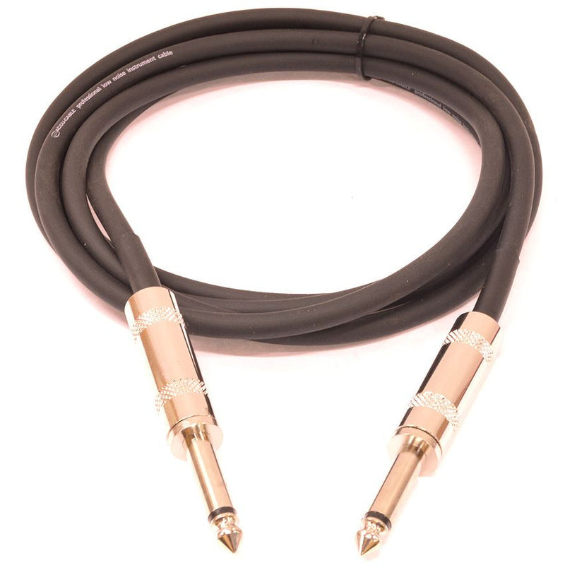 American DJ QTR6 1/4" TS Phone Male to 1/4" TS Phone Male Mono Instrument Cable - 6'