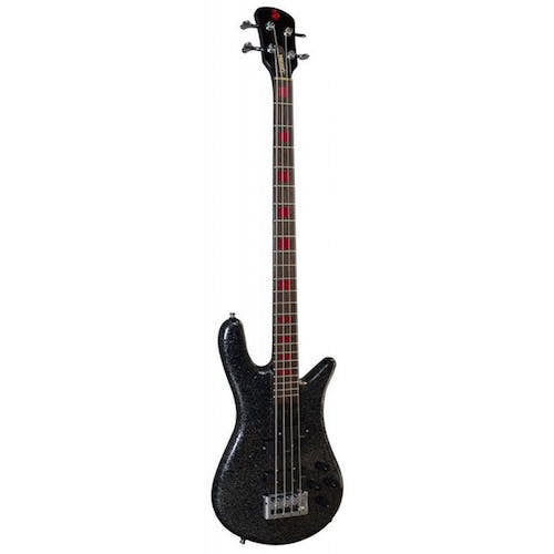 Spector Euro4Lxrachel Euro 4Lx Rachel Bolan Black Sparkle Gloss - Red One Music