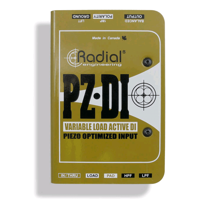 Radial Pz-Di Orchestral Instrument Di - Red One Music