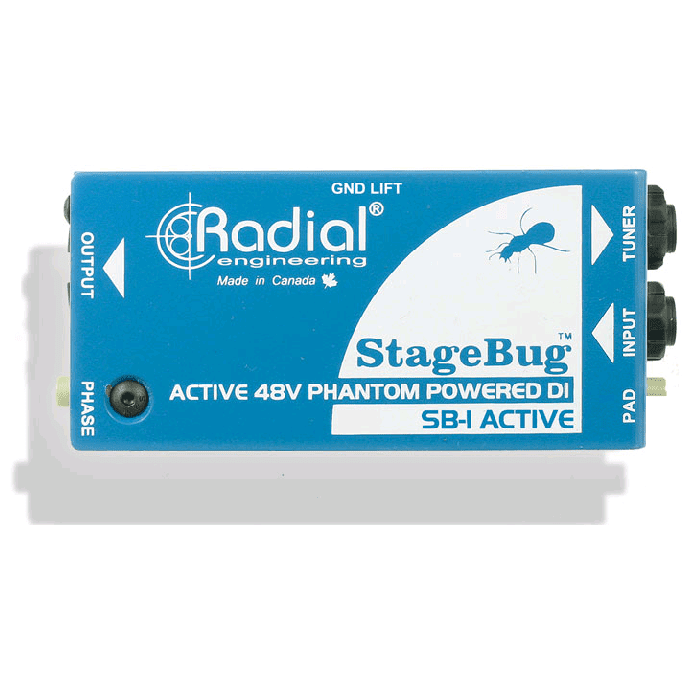 Radial Sb-1 Active Active Direct Box For Acoustic Guitar - Red One Music