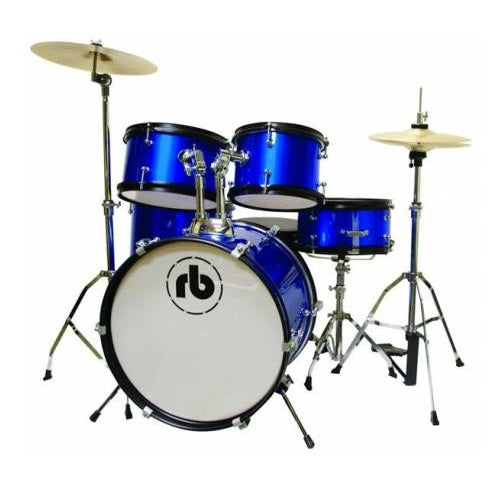 RB Drums RBJR5-SBL 5 Piece Drum Kit - Sparkle Blue
