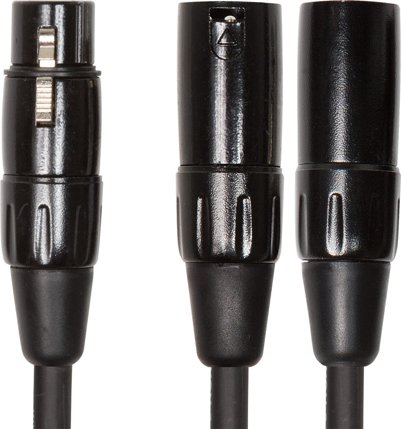 Roland RCC-YC-XF2XM Y Cable - XLR Female to Dual XLR Male (6")