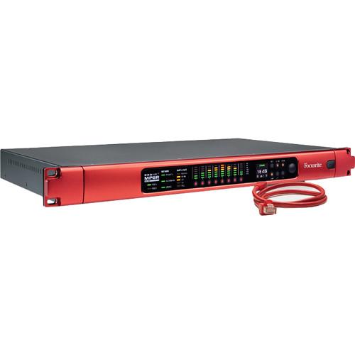 Focusrite REDNET MP8R 8 Channel Remote-Controlled Mic Pre And Ad For Dante - Red One Music