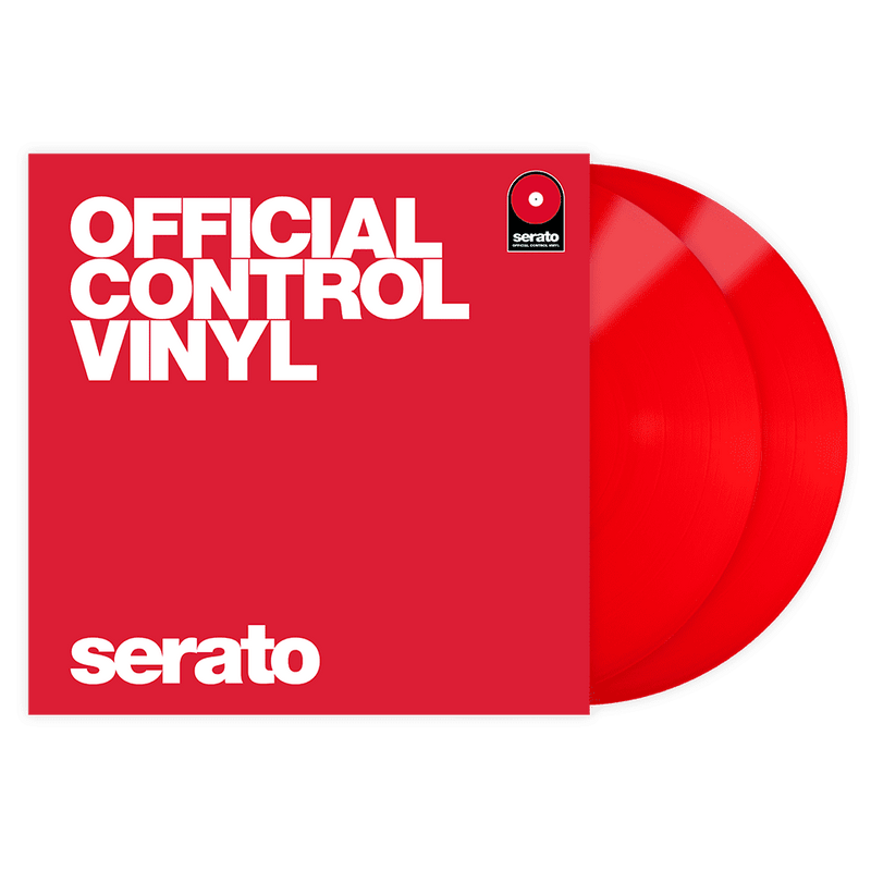 Serato Vinyl Performance Series Pair - Red 12’ Control Vinyl Pressing - Red One Music