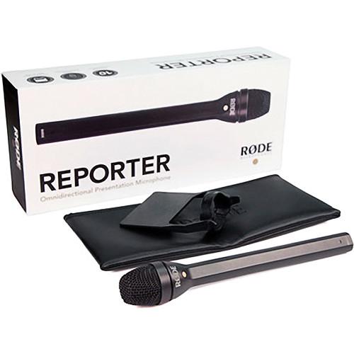 Rode Reporter Omnidirectional Handheld Interview Microphone - Red One Music