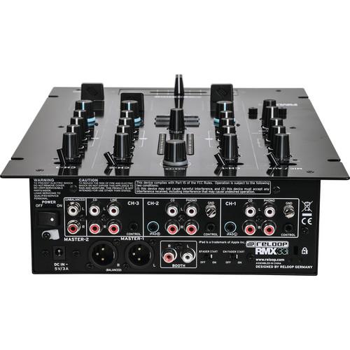Reloop RMX-33I 3-Channel Dj Mixer - Red One Music