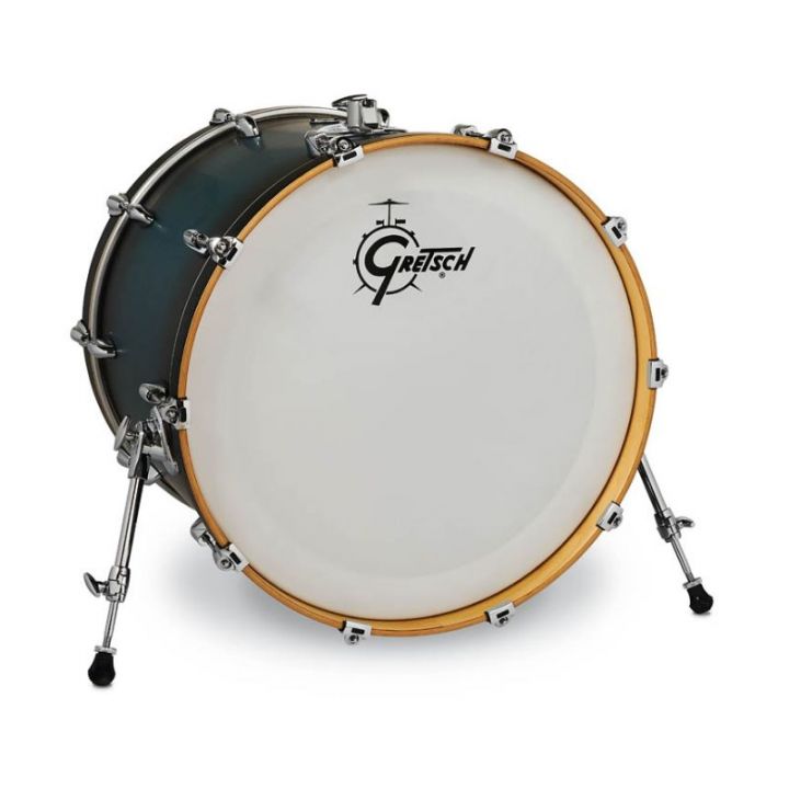 Gretsch Drums RN2-1822B-SABB Renown Bass Drum (Satin Antique Blue Burst) - 22" x 18"