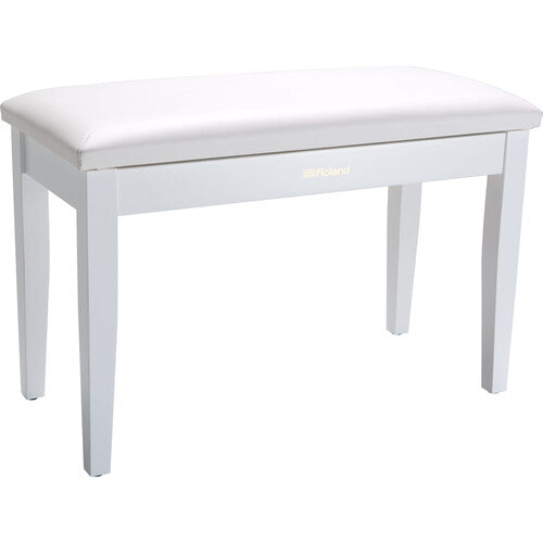 Roland RPB-D100WH Duet Piano Bench with Storage Compartment - Satin White