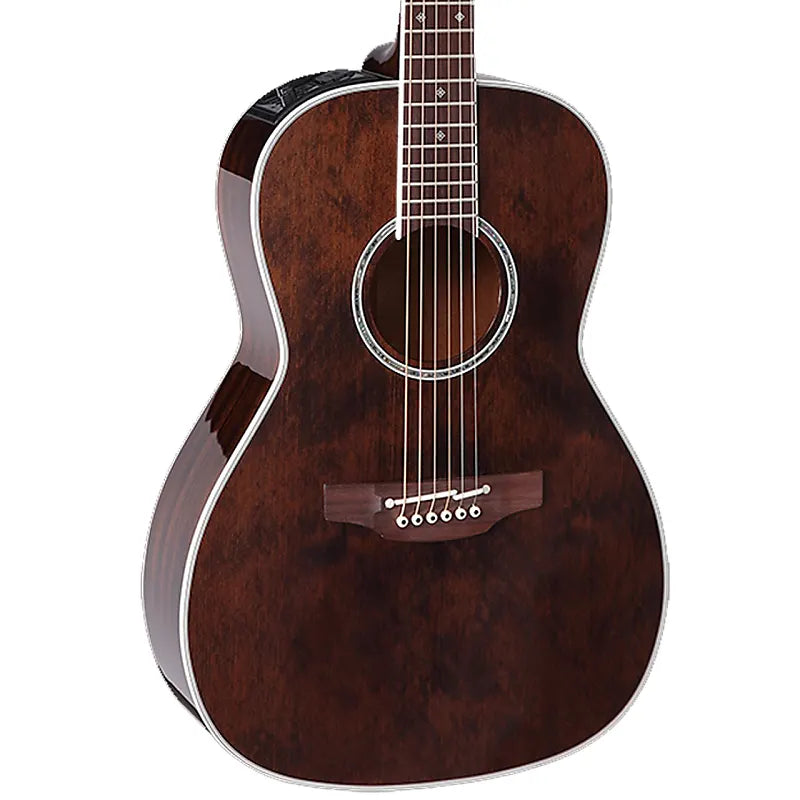 Takamine CP3NY-ML New Yorker Pro Series 3 - New Yorker Body Acoustic-Electric Guitar - Brown
