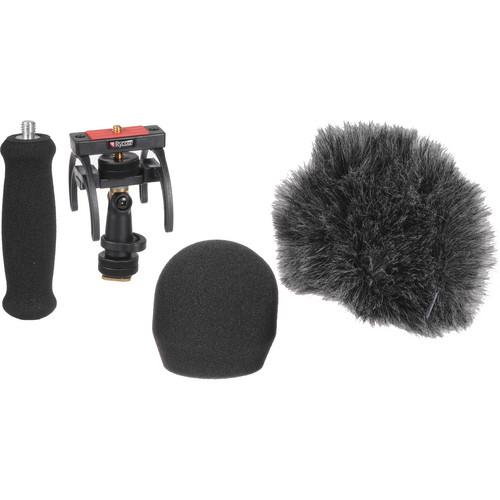 Rycote 046016 Portable Recorder Audio Kit For Zoom H2N - Red One Music