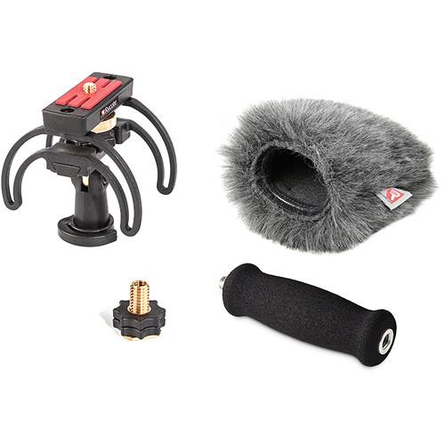 Rycote 046025 Windshield And Suspension Kit For Zoom H5 Portable Recorder - Red One Music