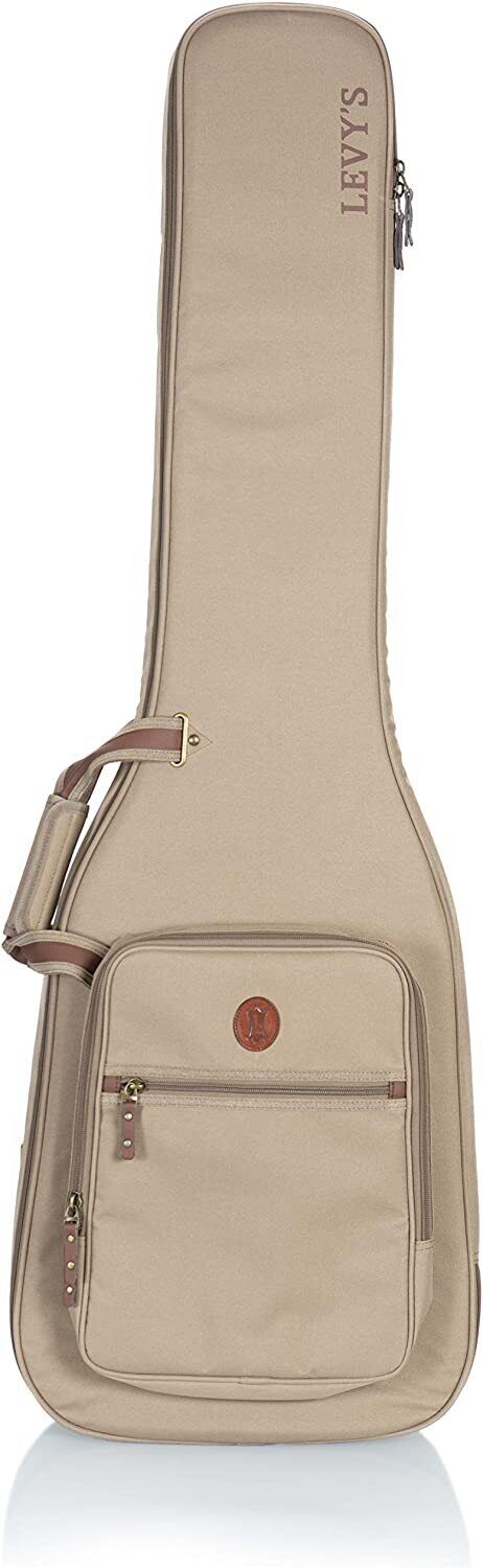 Levy LVYBASSGB200 Deluxe Gig Bag pour guitares basses (Tan)