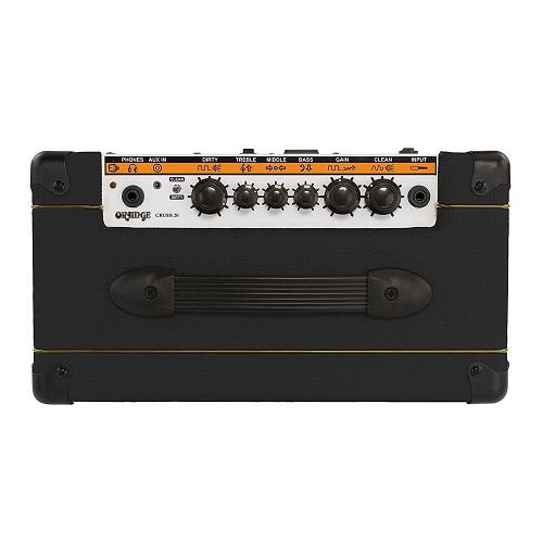 Orange Crush 20-Bk  Twin Channel Solid State Black Combo Guitar Amplifier - Red One Music