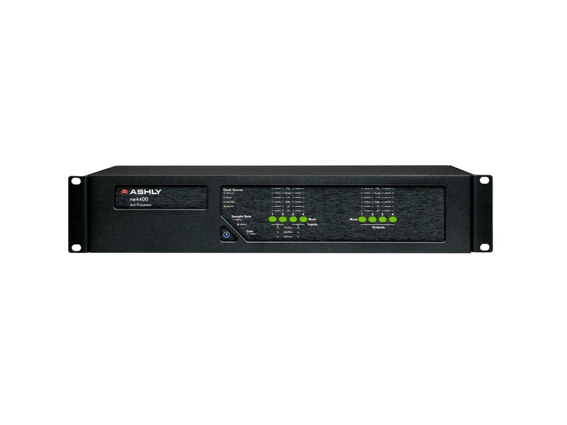 Ashly NE4400DST 4x4 Protea DSP Audio System Processor with 4Ch AES3 Inputs/Outputs and Dante card