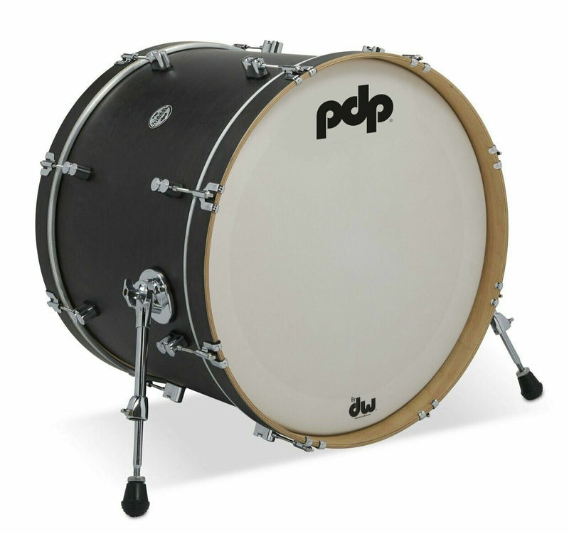 PDP PDCC1622KKEE Concept Maple Classic Bass Drum (Ebony Stain) - 16" x 22"