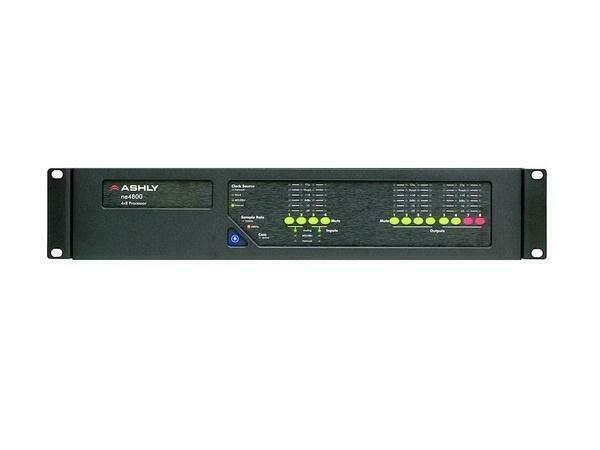 Ashly NE4800DST 4x8 Protea DSP Audio System Processor/4Ch AES3 In/8Ch AES3 Outs