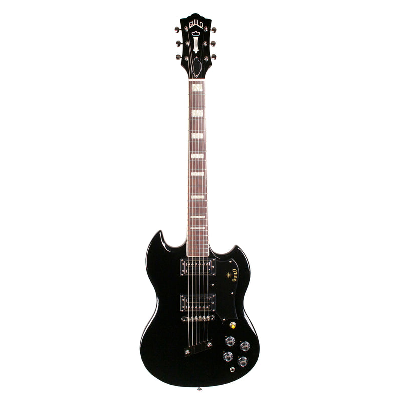 Guild NEWARK S-100 POLARA Electric Guitar (Black)