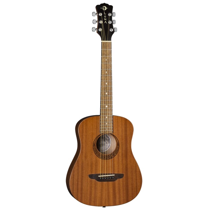 Luna SAF MUS MAH Safari Muse 3/4 Travel Guitar (Satin Natural)