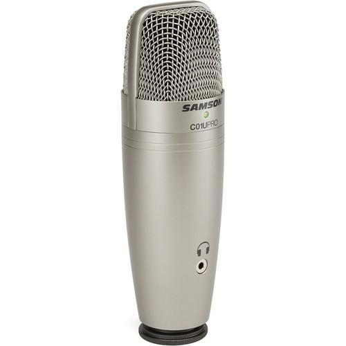 Samson C01Upro Samsonc01U Pro Usb Studio Condenser Microphone Silver - Red One Music