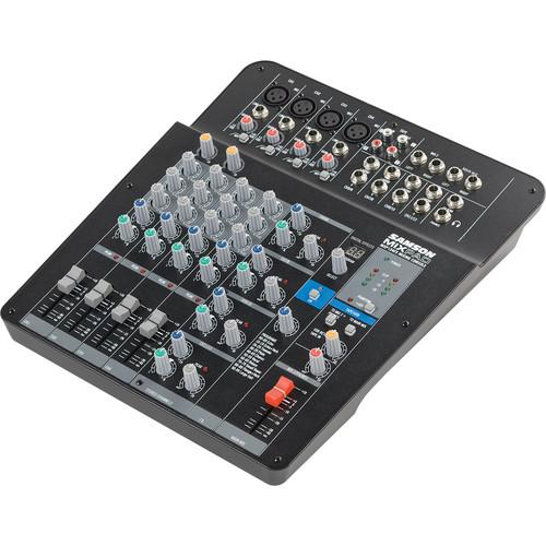 Samson Mxp124Fx Samson Mixpad Mxp124Fx Analog Stereo Mixer With Effects And USB - Red One Music
