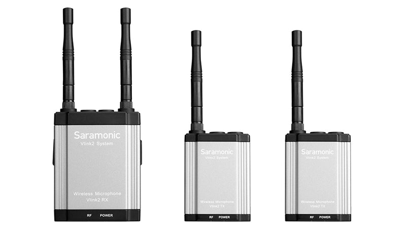 Saramonic VLINK2-KIT2 2.4 GHz Wireless Microphone System