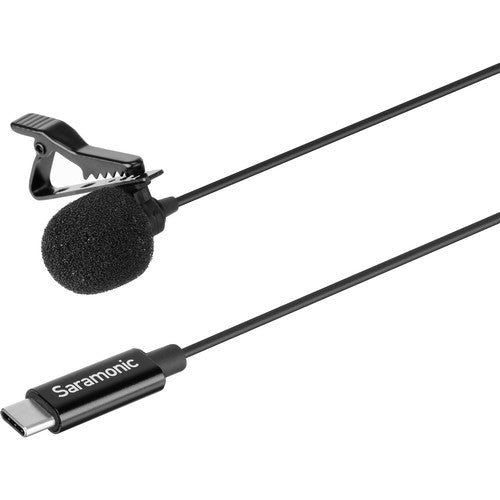 Saramonic LAVMICRO Omnidirectional Lavalier Microphone w/ USB Type-C Connector for Android Devices (6.5' Cable)
