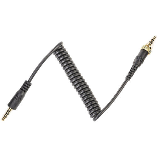 Saramonic SR-PMC1 Lock Type 3.5mm Cable Output Connect UwMic to iPhone & Android - 10" to 15"