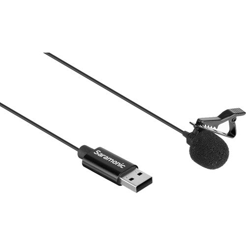 Saramonic LAVMICRO Microphone cravate USB omnidirectionnel (câble de 6,5')