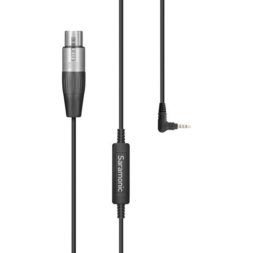 Saramonic SR-XLR35 XLR Female to 3.5mm TRS Microphone Adapter Cable for DSLR Cameras & Smartphones (10')