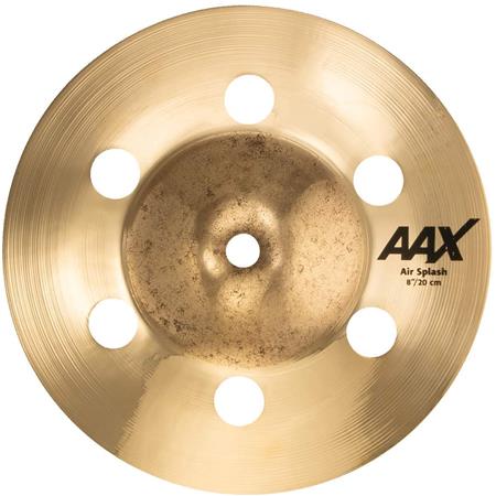 Sabian 20805XAB AAX Air Splash Cymbal - Extra-Thin Brilliant Finish - 8"
