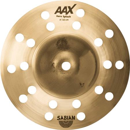 Sabian 208XACB AAX Aero Splash Cymbale - Finition brillante extra fine - 8"