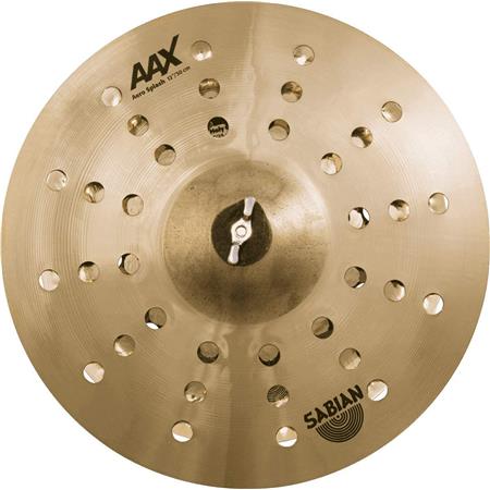 Sabian 25001SXB Mini Monster Stack with 12" AAX Aero Splash and 10" AA Mini Holy China Cymbal - Brilliant Finish