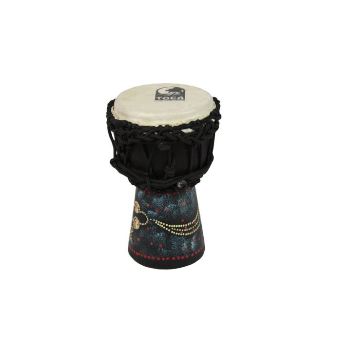 Toca SDMINI-PG Synergy Series Mini Rope Tuned 4" Djembe - Gecko