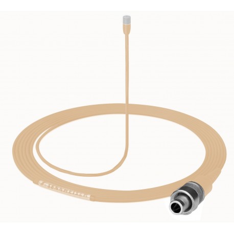 Sennheiser MKE 2-4-3 Gold-C Gold Series Série omnidirectionnelle Microphone du condenseur Lavalier (pas d'accessoires, beige)