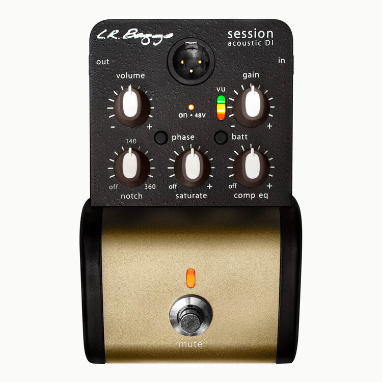 L.R. Baggs Session Stomp Box Style DI with Notch Control and Compression/Equalizer