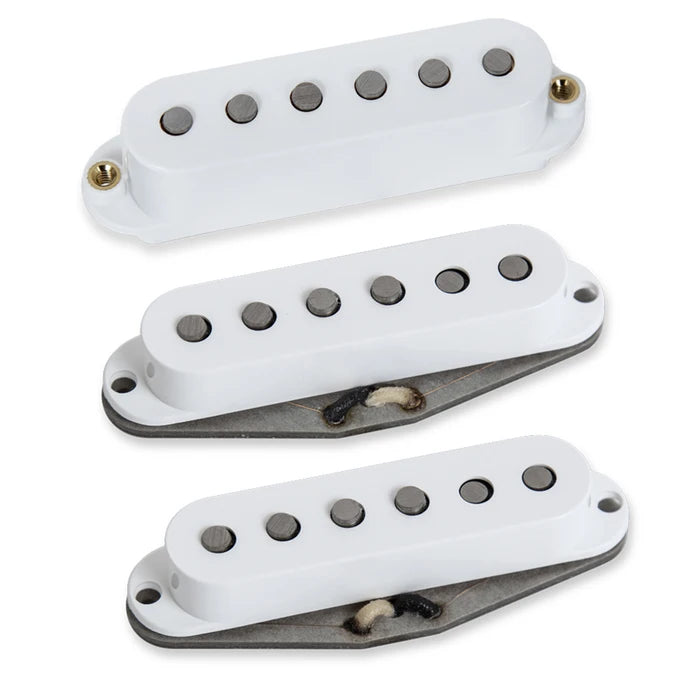 Seymour Duncan 11203-43-W Cory Wong Clean Machine Single-Coil Guitar Pickup Set (White)