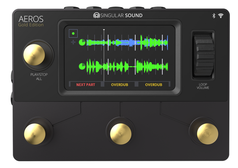 Pédale de studio Singular Sound EROS Loop (édition Gold)