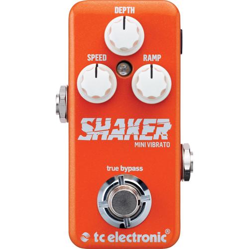 Tc Electronic Shaker Mini Vibrato Mono Vibrato Pedal For Electric Guitar - Red One Music