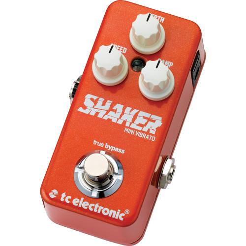 Tc Electronic Shaker Mini Vibrato Mono Vibrato Pedal For Electric Guitar - Red One Music