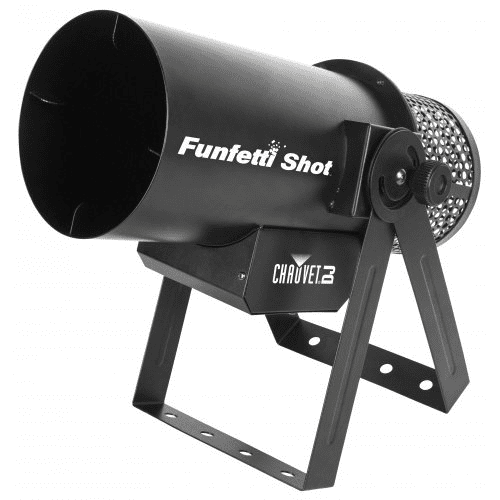 Chauvet Funfetti  Professional Confetti Launcher Perfect For Concerts Parties Or Special Events - Red One Music
