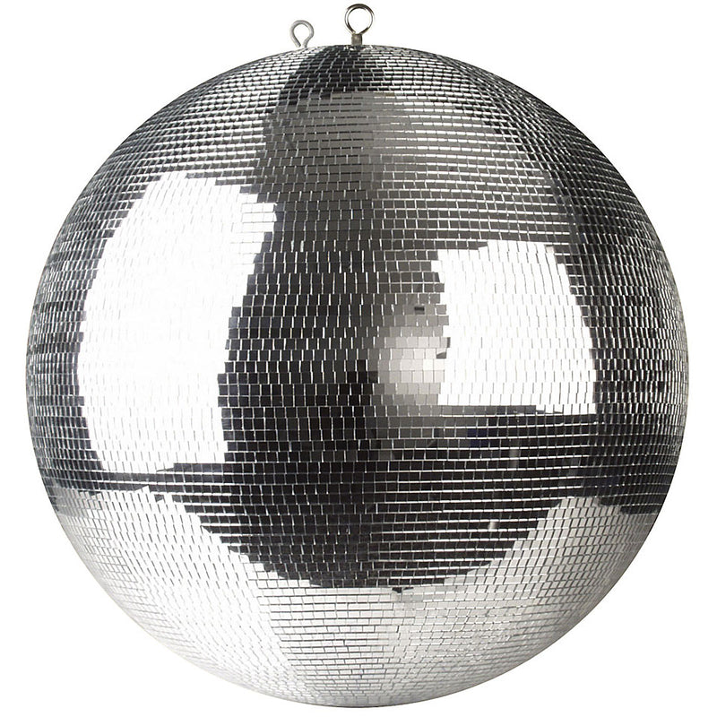 ProX MB-30 30 "pouces boule disco miroir argent brillant sphère DJ intérieure réfléchissante avec anneau de suspension pour l'éclairage