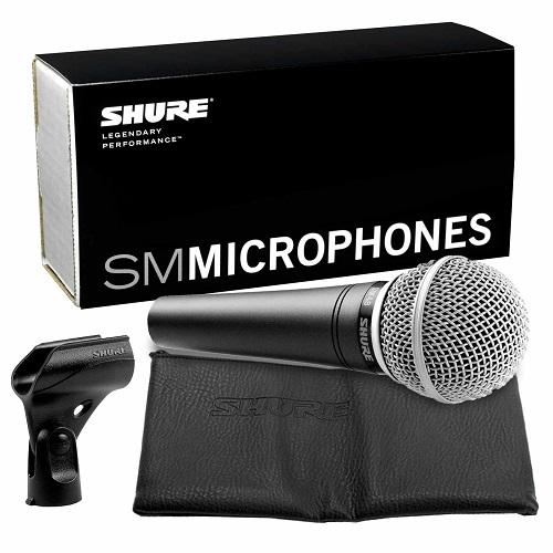 Shure Sm48-Lc Handheld Wired Microphone - Red One Music