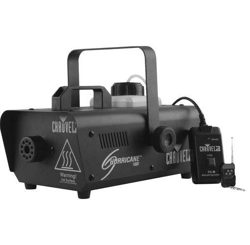 Chauvet Hurricane-H1000 Compact Lightweight Fog Machine Emits Thick Bursts Of Fog To Enhance Any Light Show - Red One Music