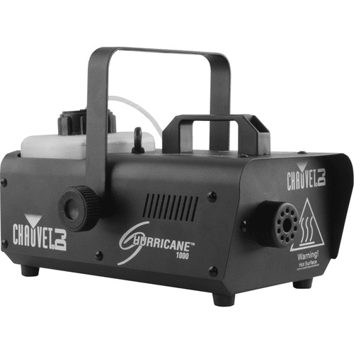 Chauvet Hurricane-H1000 Compact Lightweight Fog Machine Emits Thick Bursts Of Fog To Enhance Any Light Show - Red One Music