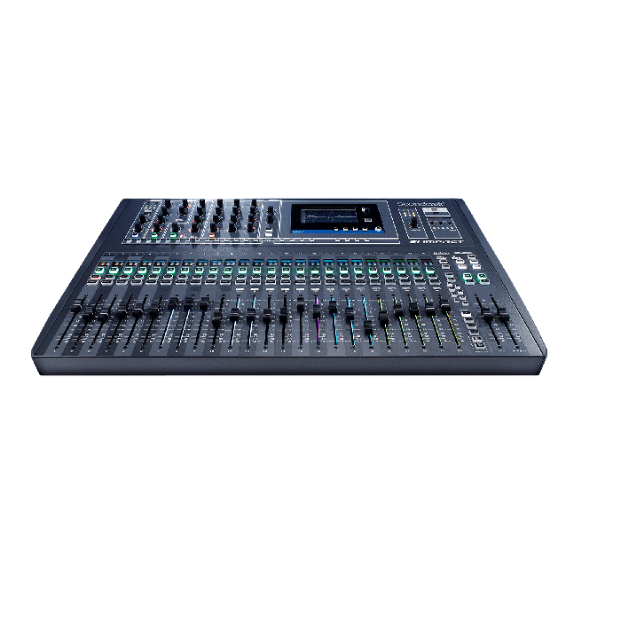 Soundcraft SI Impact 40-Input Digital Mixing Console And 32-In 32-Out Usb Interface And Ipad Control - Red One Music