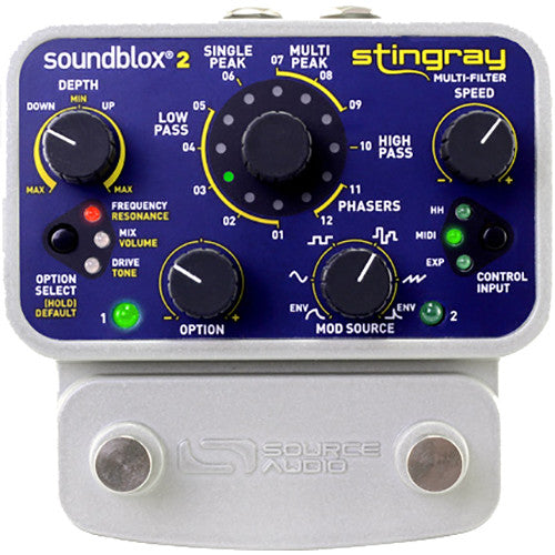 Source Audio SA224 Soundblox 2 Stingray Multi-filter Pedal - Red One Music