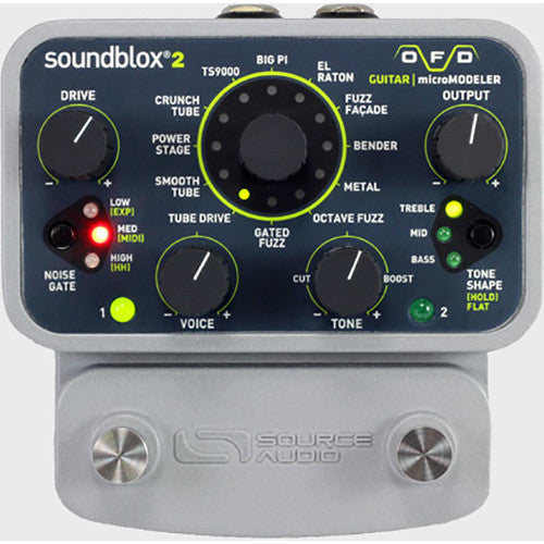 Source Audio SA227 Soundblox 2 Ofd Guitar Micromodeler Pedal - Red One Music