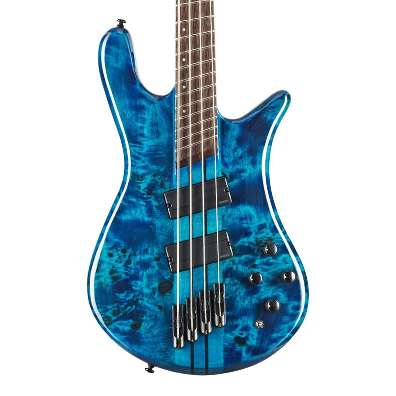 Spector NSDM4BKBL NS Dimension 4 Bass Guitar - Black and Blue Gloss