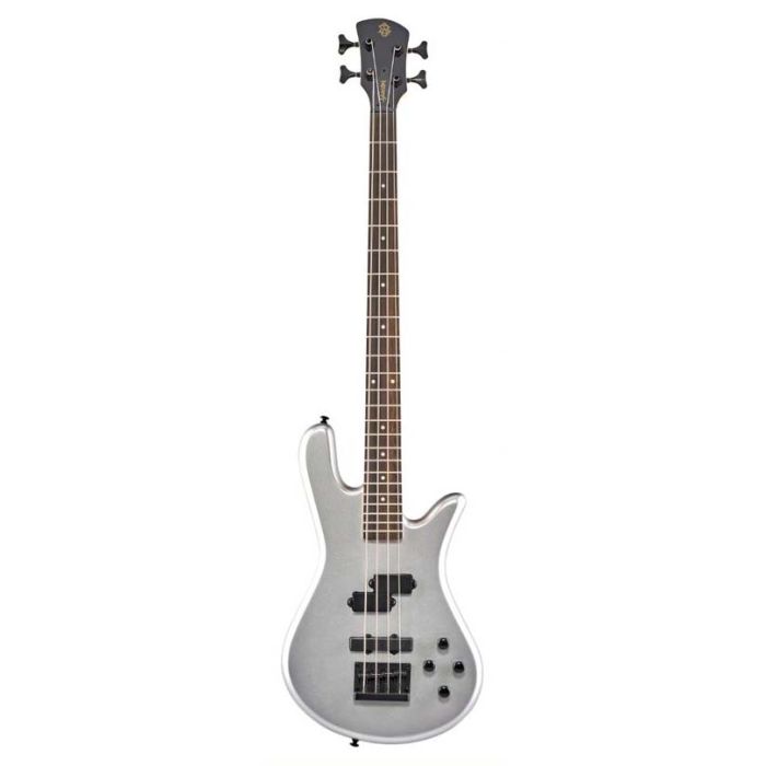 Spector PERF4SL Performer 4 Electric Bass Guitar - Metallic Silver Gloss